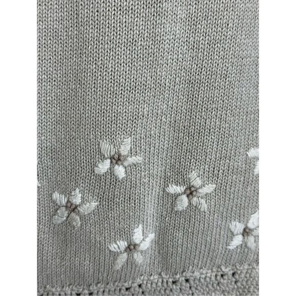 Eddie Bauer cream/taupe sweater Size L - Picture 8 of 8